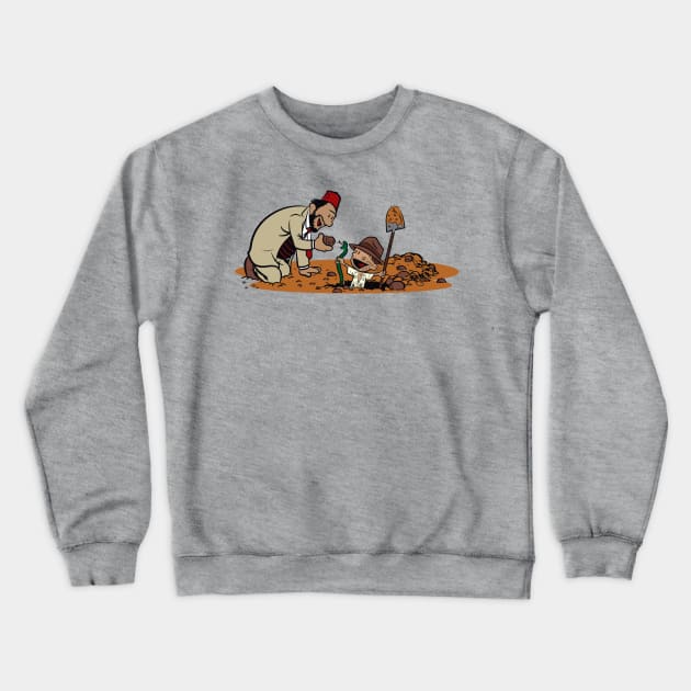 There's Treasure Everywhere Crewneck Sweatshirt by devilchimp